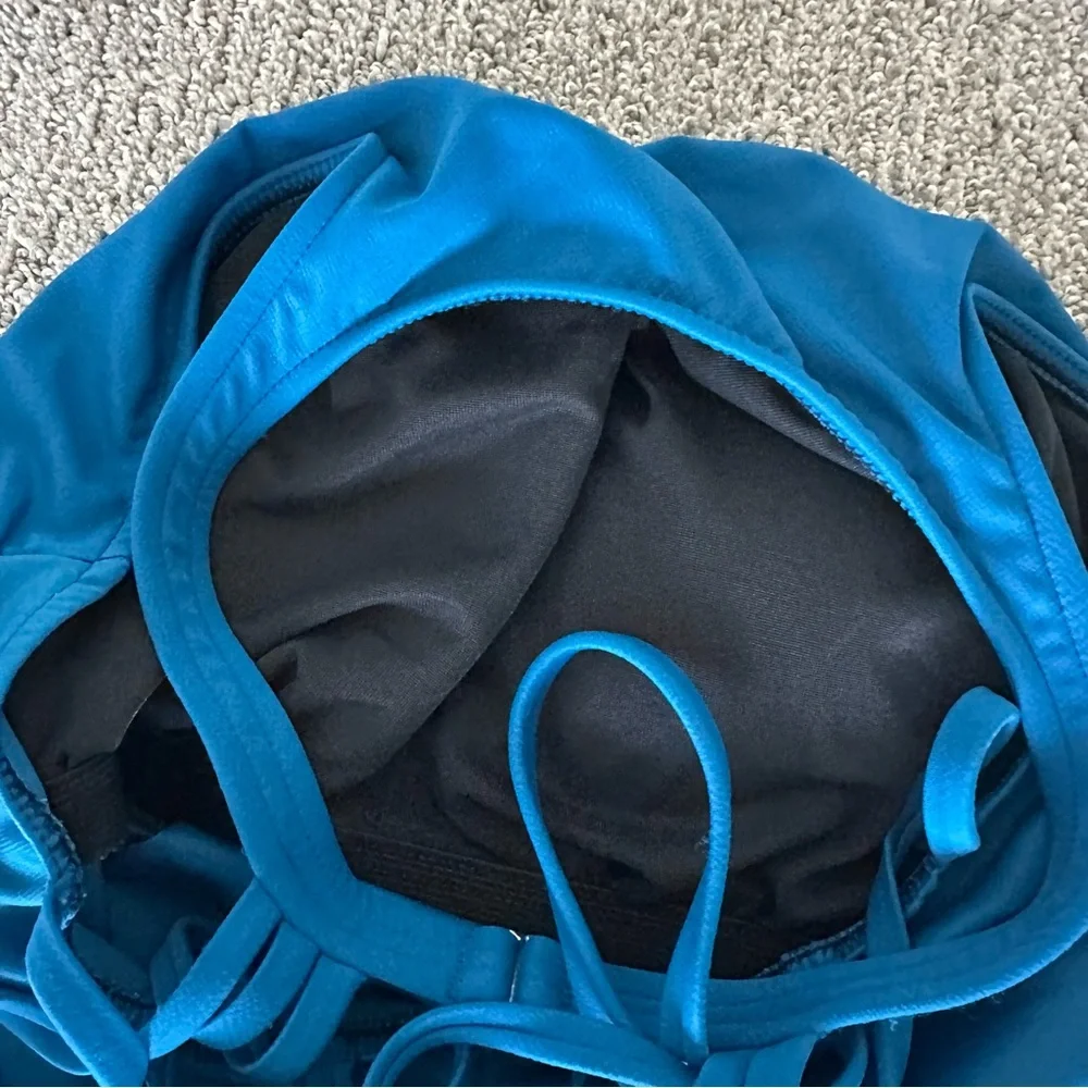 Magicsuit One Piece Swim Blue Size 16 Tummy Control‎ Strappy Back Ruched Front